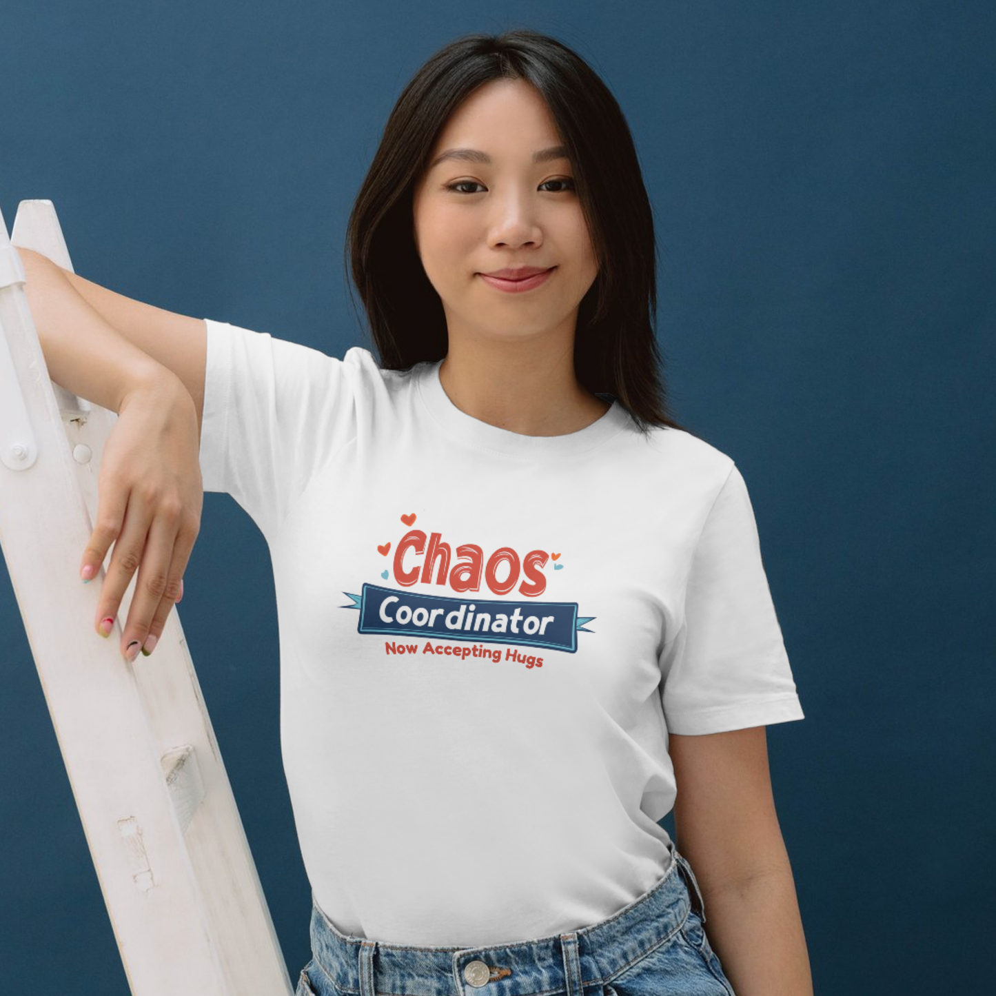 Chaos Coordinator, Now Accepting Hugs – Teacher T-Shirt