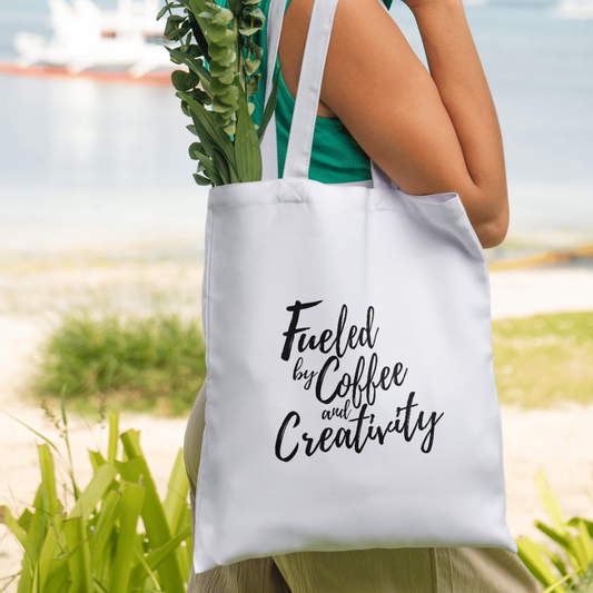 Fueled by Coffee and Creativity – Tote Bag