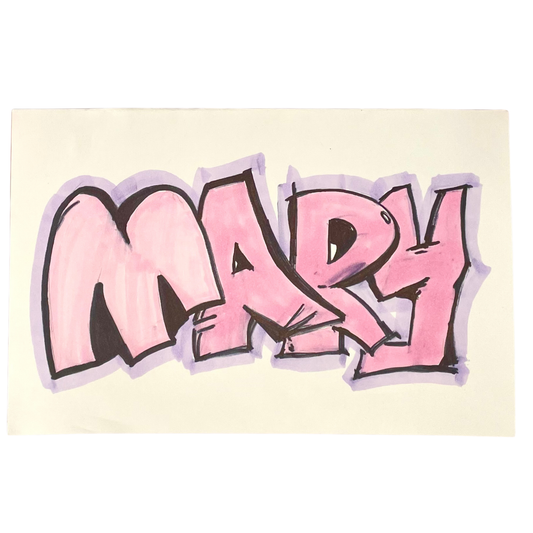 Graffiti Name Art: A Bold Lettering Project for Self-Expression (PDF + Video)