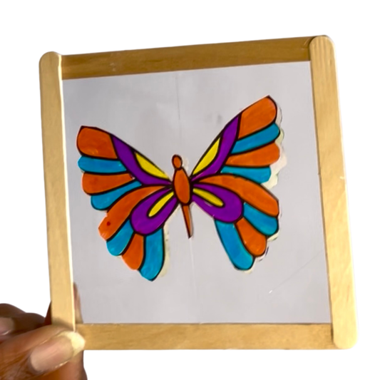Spinning Butterfly: A Kinetic STEAM Craft (PDF + Video)
